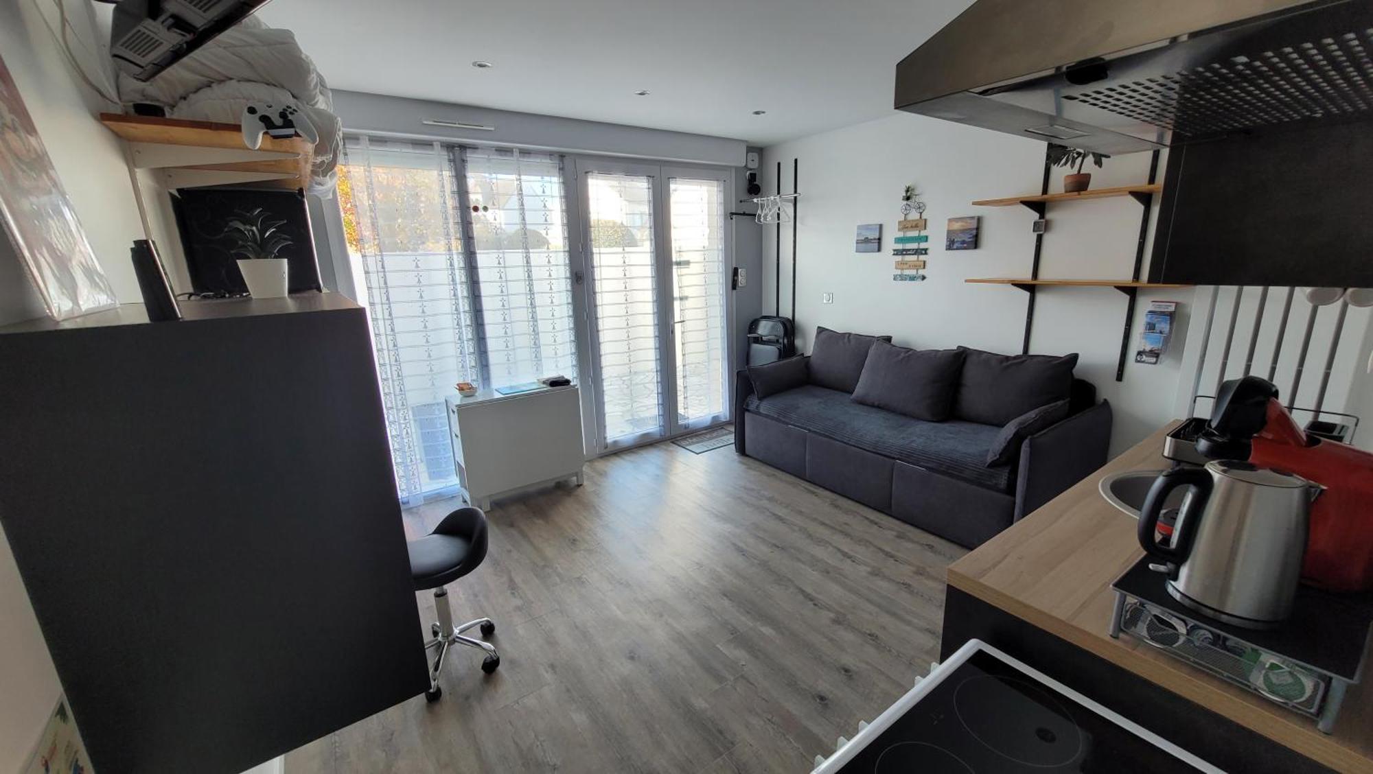 Studio 19 M² avec cuisine d'appoint et proche de tout Lanester Extérieur photo